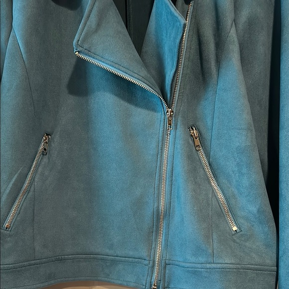 Peacock Blue Women's Jacket - Picture 5 of 8